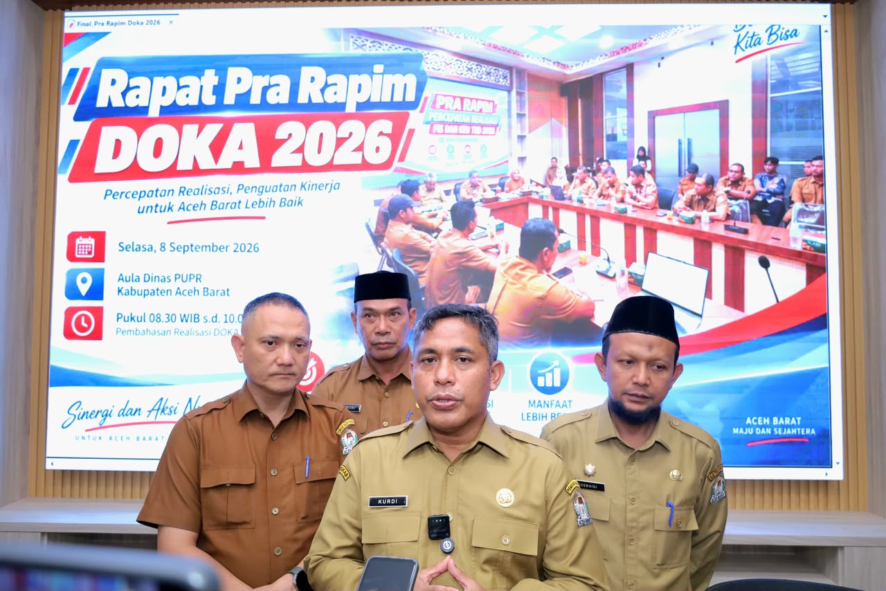 Pemkab Aceh Barat Pacu Realisasi DOKA 2026, 204 Paket Pekerjaan Jadi Perhatian