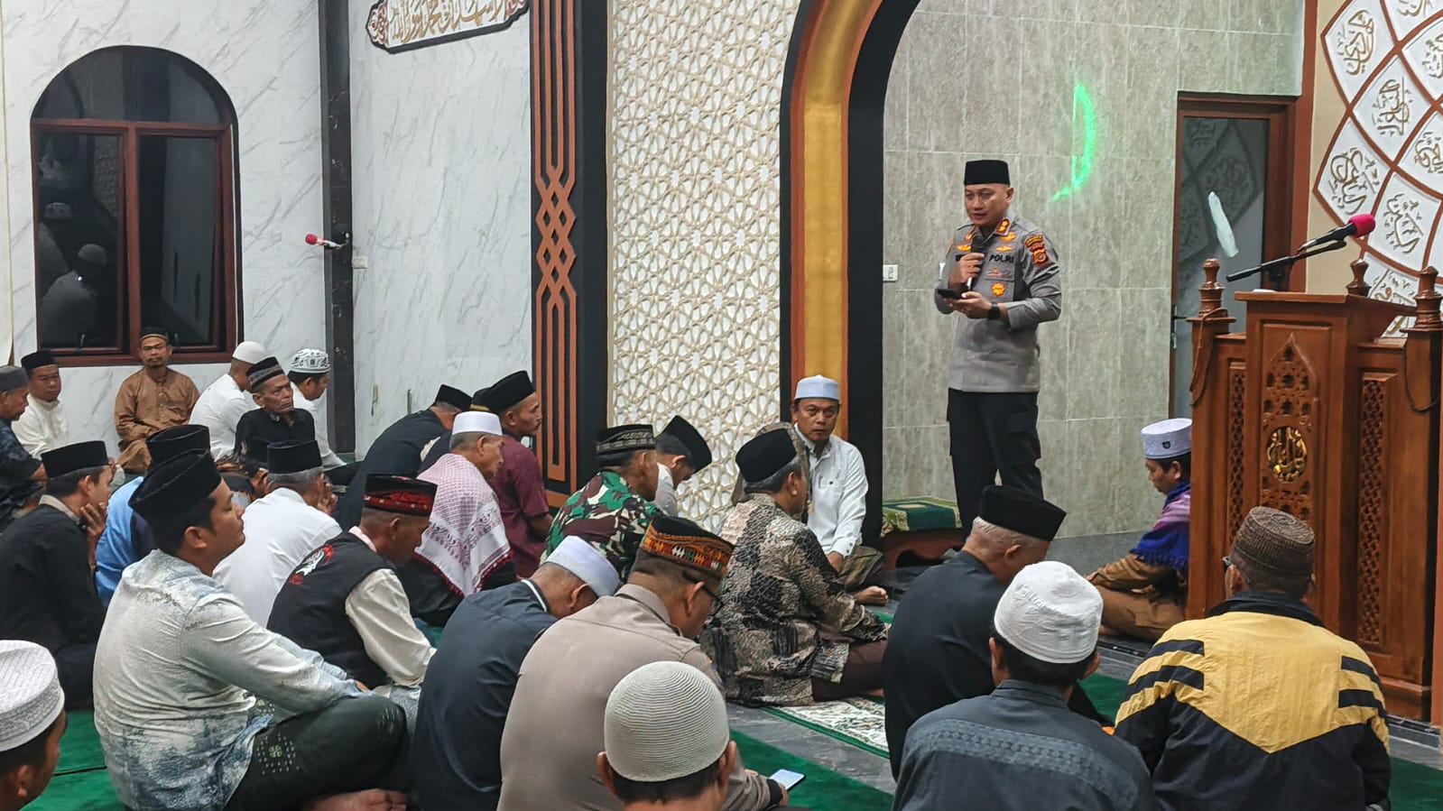 Kapolres Aceh Tenggara Pererat Kebersamaan Lewat Subuh Keliling dan Jumat Curhat