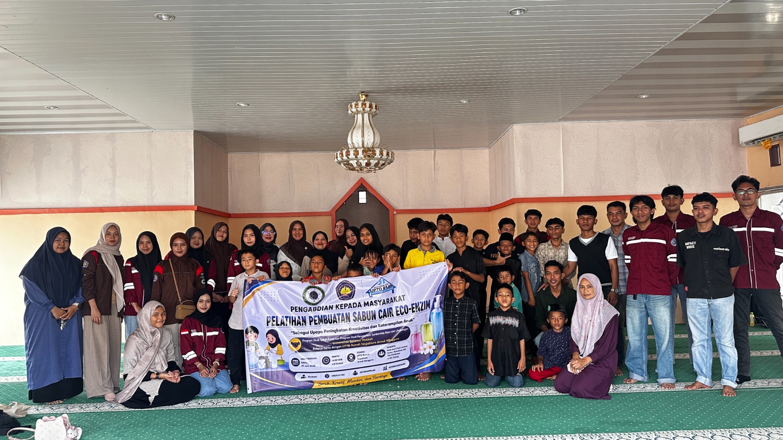 PKM USM: Latih Kreativitas Anak Lewat Pembuatan Sabun Cair Ramah Lingkungan