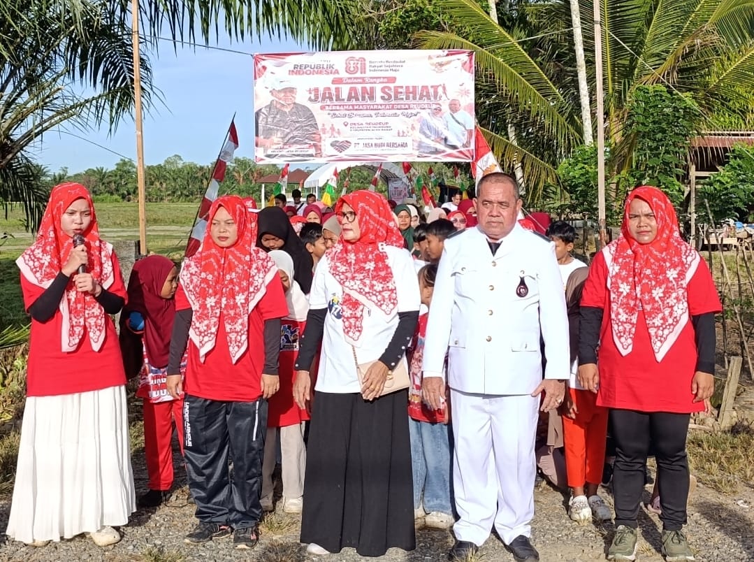 HUT RI ke-81 di Kampung Reudep Meriah, Jalan Santai hingga Lomba Tradisional Digelar