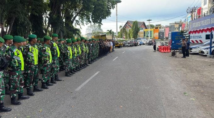 Polda Aceh dan TNI Siagakan Personel Amankan Hari Damai Aceh di Masjid Raya